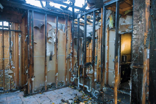 Professional Fire Damage Removal technician working in Monmouth Junction, NJ